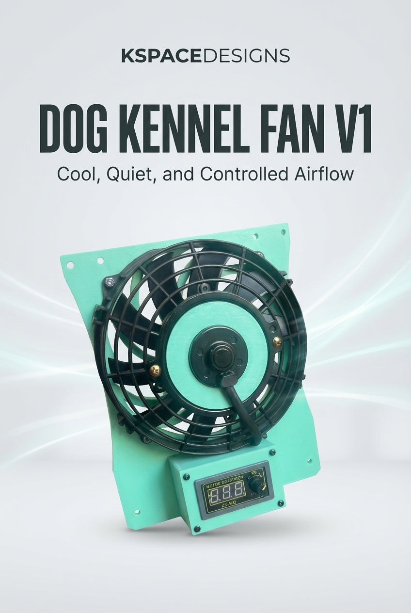 Kspace Dog Kennel Fan