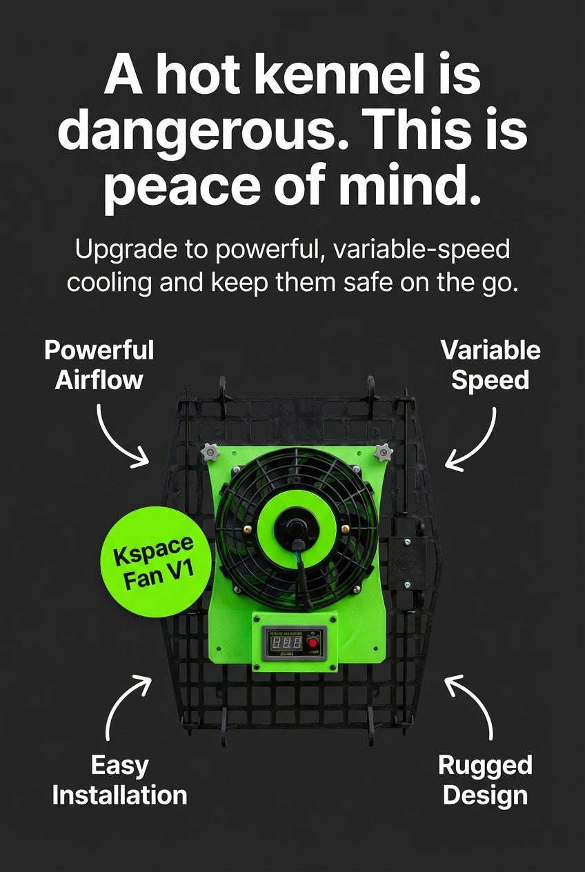 Kspace Dog Kennel Fan V1