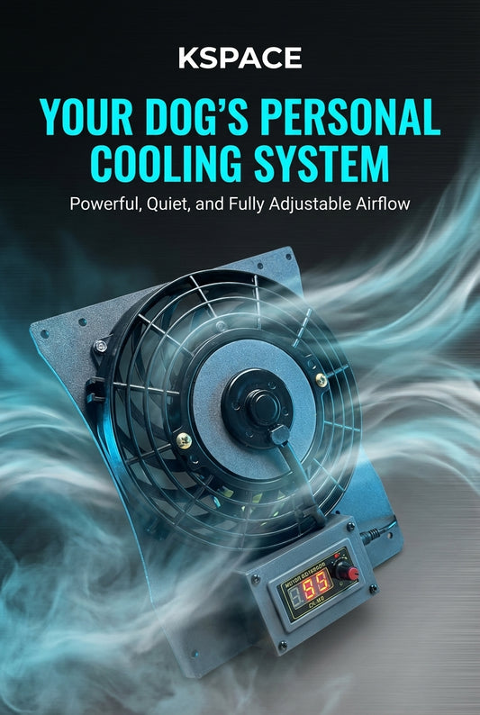 Kspace Dog Kennel Fan