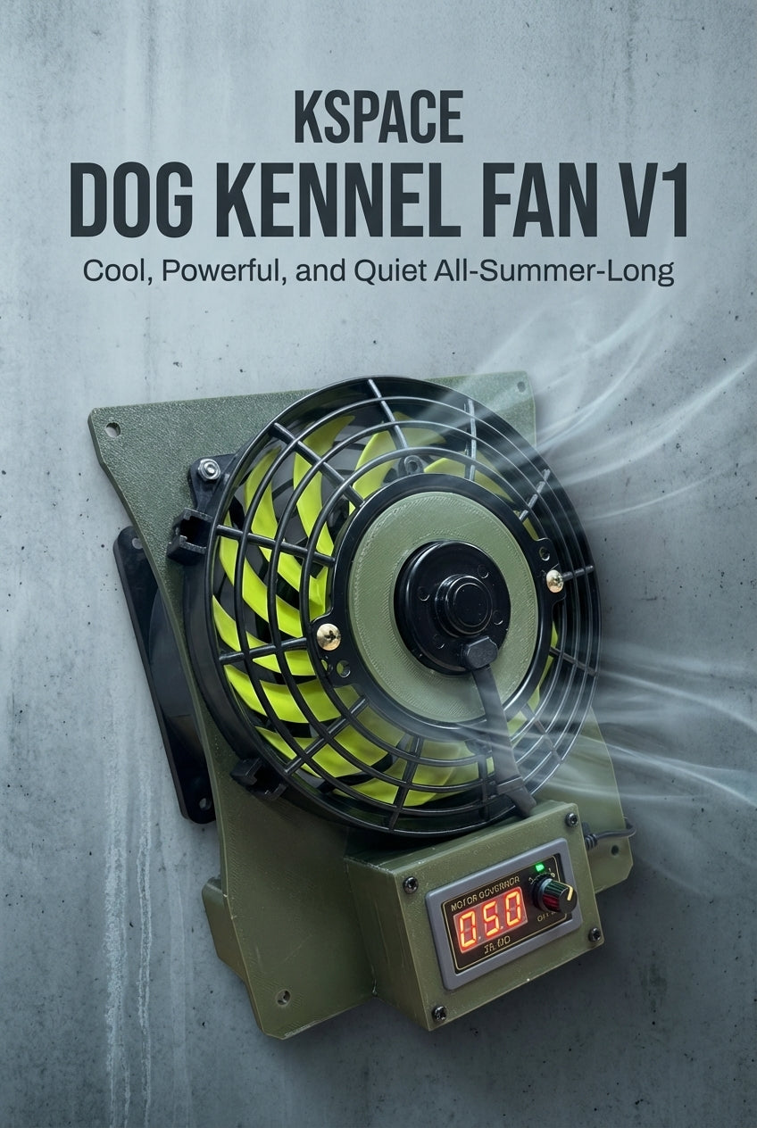 Kspace Dog Kennel Fan