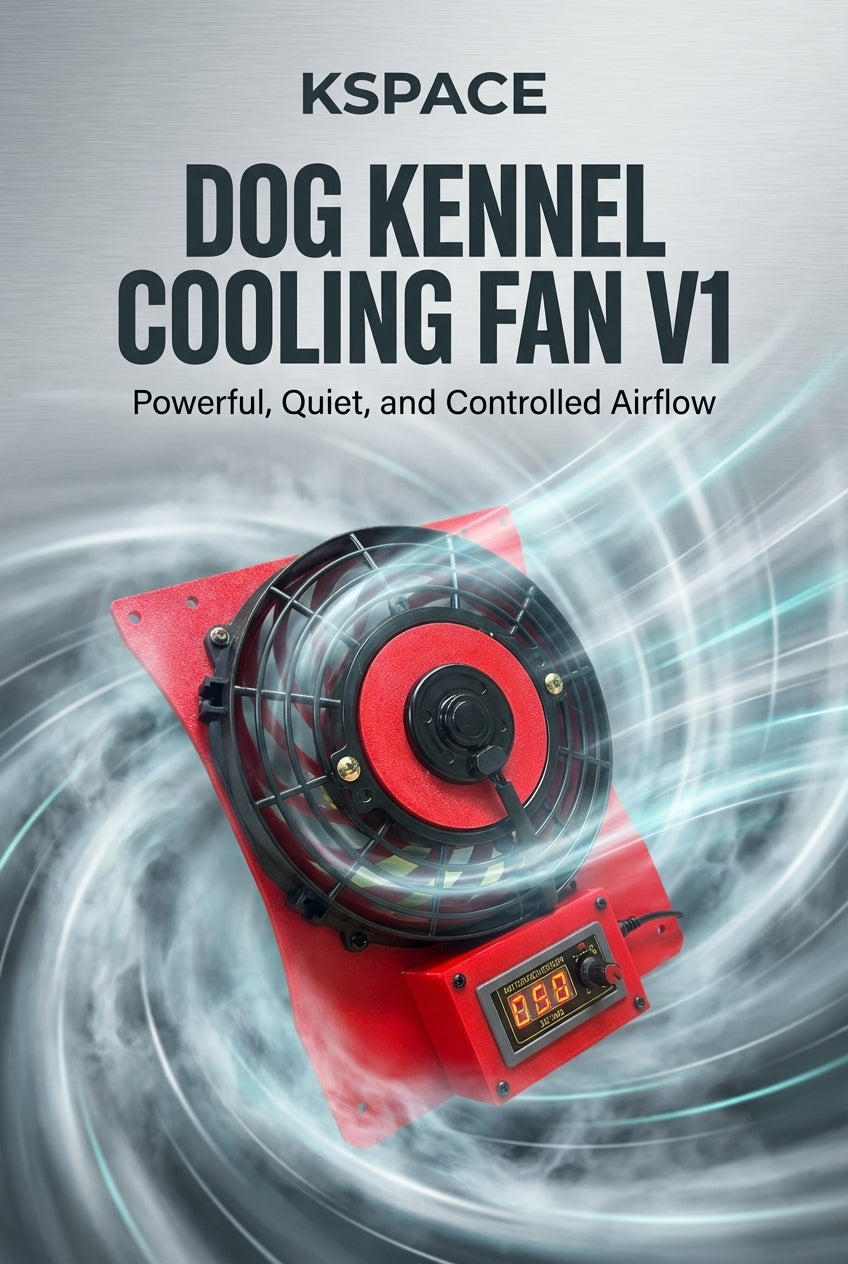 Kspace Dog Kennel Fan