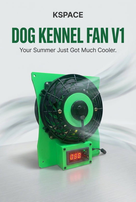 Kspace Dog Kennel Fan V2