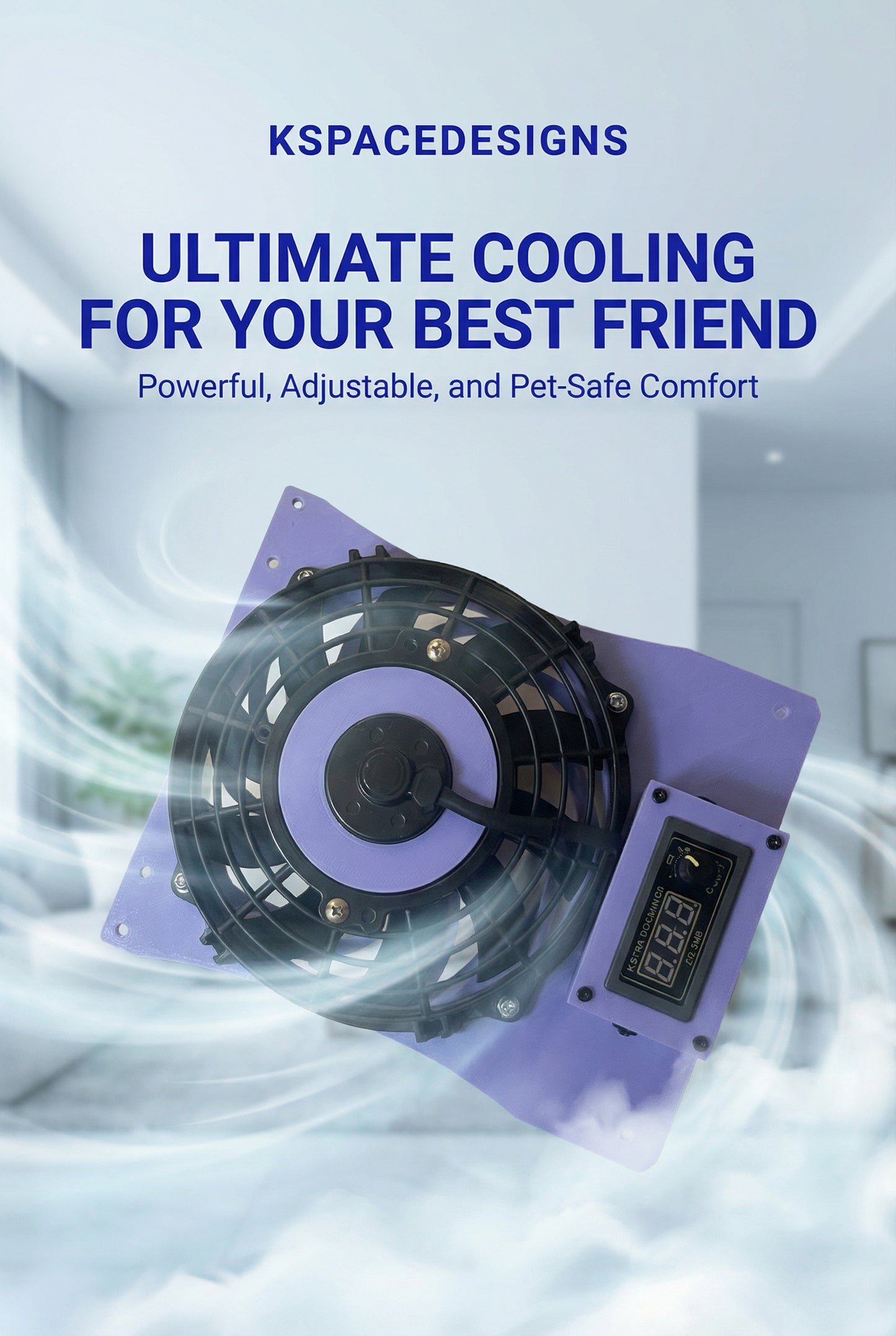 Kspace Dog Kennel Fan V1