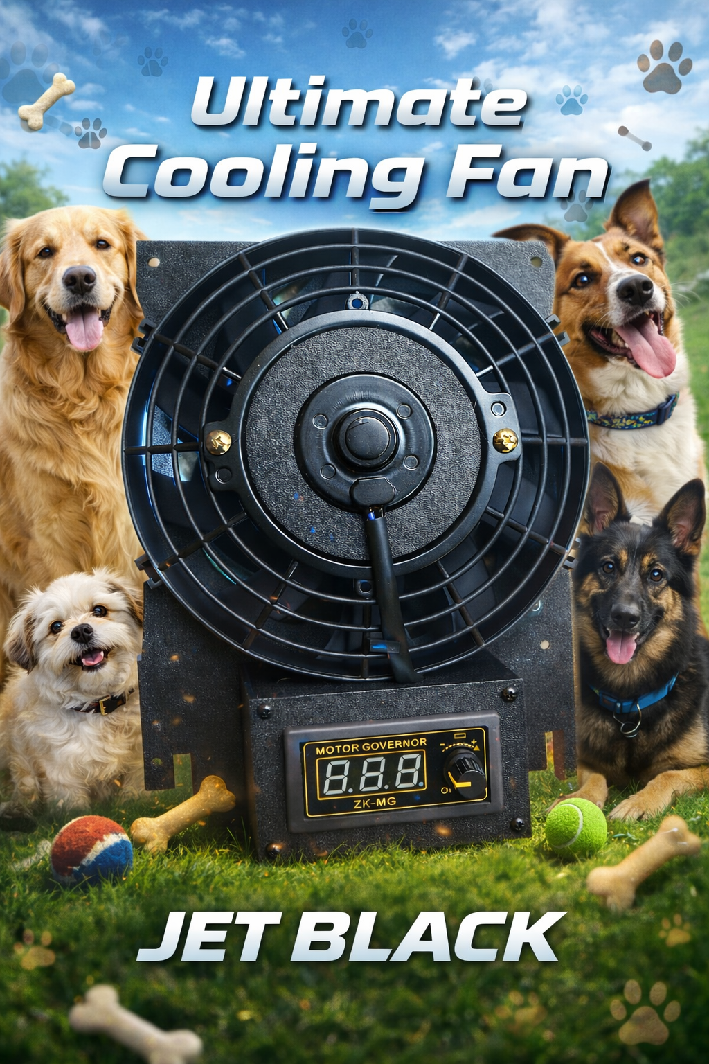 Kspace Dog Kennel Fan V1